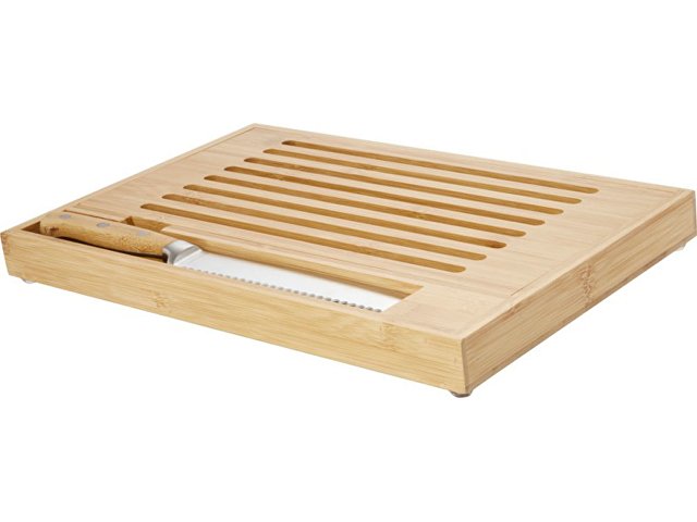 Бамбуковая разделочная доска « Pao» с ножом thumbnail