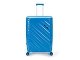 Чемодан TORBER В Отпуск, синий, полипропилен, 54,5 х 33,5 х 79 см, 135 л