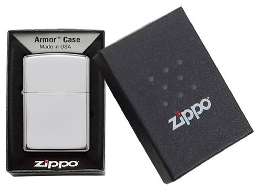 Зажигалка ZIPPO Armor™ c покрытием High Polish Chrome