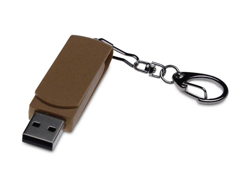 USB 2.0- флешка промо «Варуна» на 128 Гб с поворотным механизмом