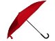 Зонт-трость наоборот Inversa, полуавтомат, красный/серый (Р)