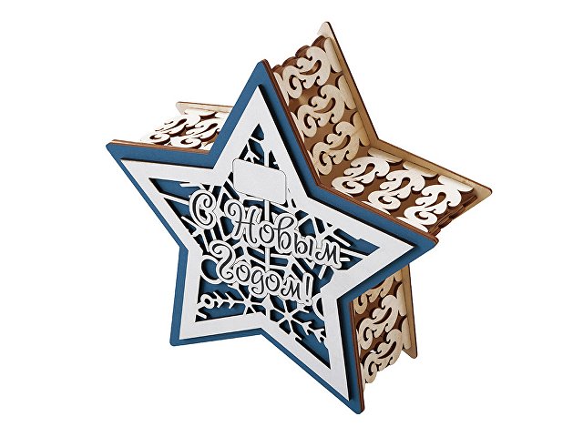 Шкатулка из фанеры в виде звезды «Asteris» thumbnail