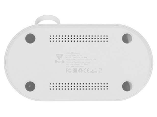 Складная зарядная станция с беспроводной зарядкой «Flashport», 15 Вт thumbnail