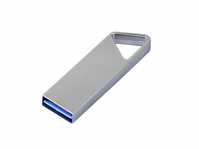 USB 2.0-флешка на 64 Гб с мини чипом и отверстием для цепочки — фото 2