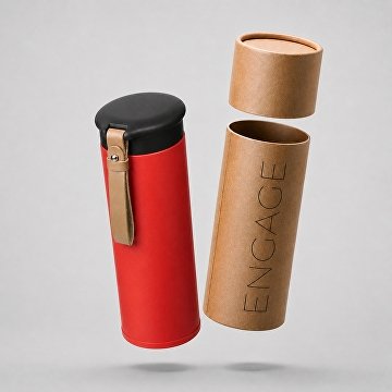 Вакуумный термос «Engage»,тубус, 450 мл