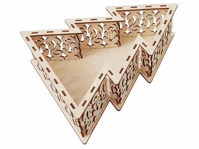 Шкатулка из фанеры в виде елки «Firytale» thumbnail