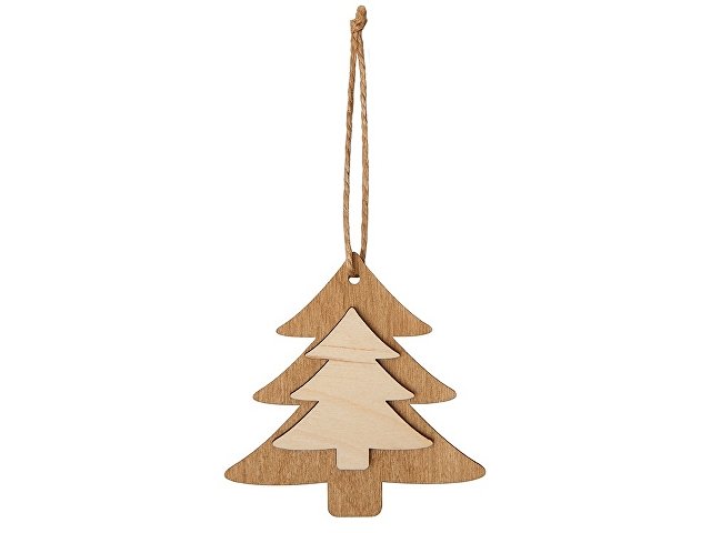 Деревянная подвеска на елку «Firtree»