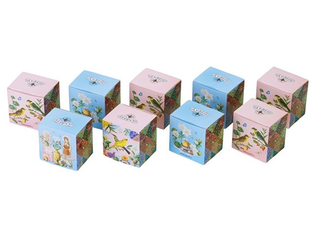 Подарочный набор с чаем «Чайный букет» в деревянной шкатулке thumbnail