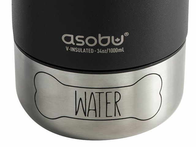 Вакуумный термос «Buddy» 3-в-1 со съемными мисками для питомцев, 1000 мл thumbnail