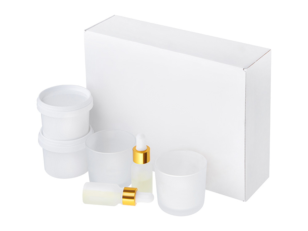 Набор для создания 2-х ароматических свечей: имбирный пряник, рождественская елка