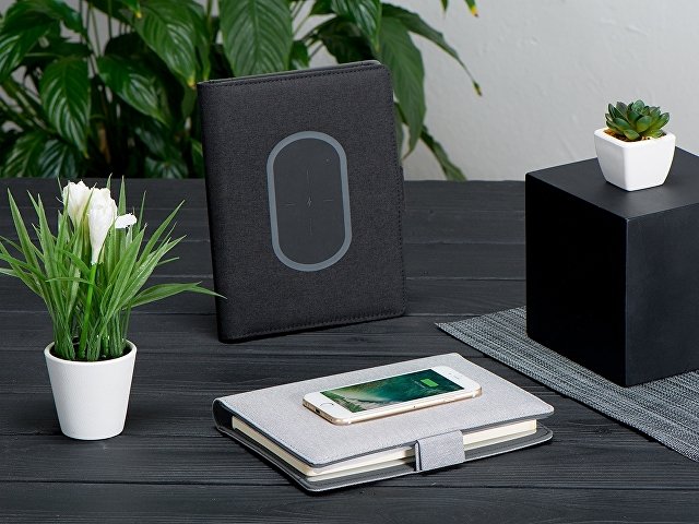 Органайзер с беспроводной зарядкой «Powernote», 5000 mAh thumbnail