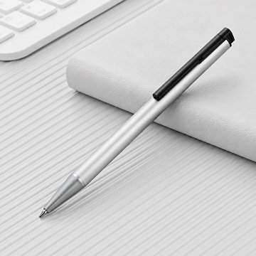 Ручка шариковая металлическая «Jobs» soft-touch с флеш-картой на 8 Гб