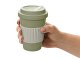 Термокружка "Muffin" из натуральных волокон, оливковый