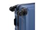 Чемодан TORBER Caspian, тёмно-синий, ABS-пластик, 49 х 29 х 78 см, 96 л