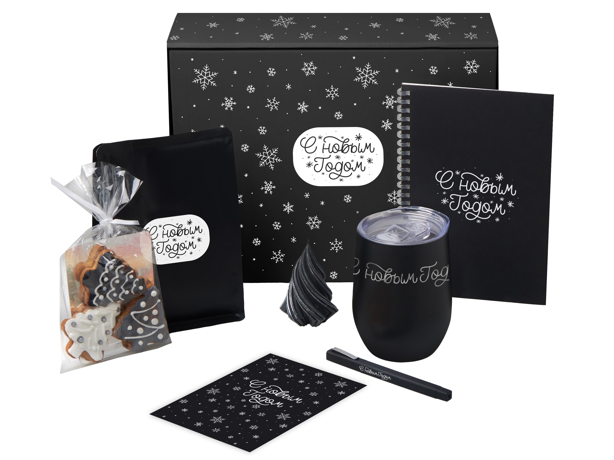 Подарочный набор «Re:Start» с термокружкой, кофе и блокнотом