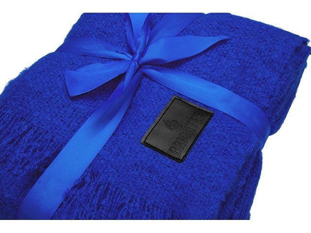 Плед акриловый «Mohair» с патчем thumbnail