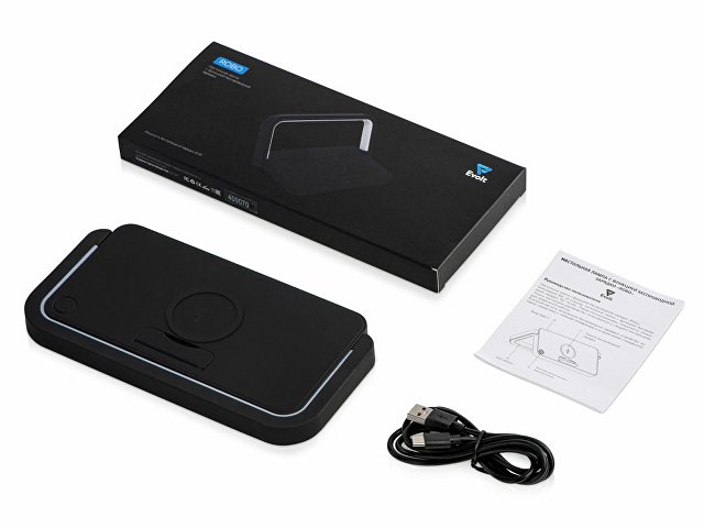 Беспроводная зарядка с лампой и подставкой «Robo», 10 Вт thumbnail