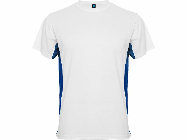 Спортивная футболка "Tokyo" мужская, белый/королевский синий