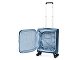Чемодан TORBER ВИВИ, синий, полиэстер, 39 х 20 х 54 см, 36 л