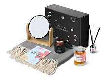 Подарочный набор «Re:f. Shelter»  с пледом, зеркалом, свечой и диффузором