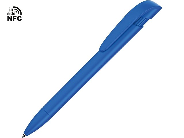 Ручка пластиковая шариковая «YES F» с чипом передачи информации NFC