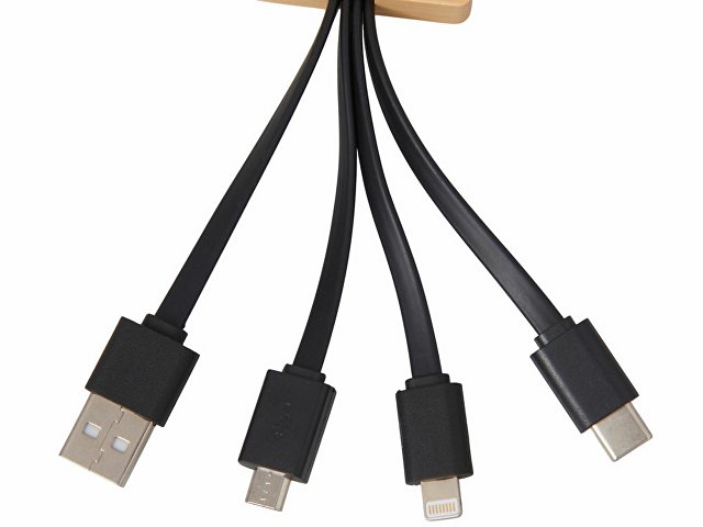 Кабель 3-в-1 с подсветкой лого «Reedia S6»