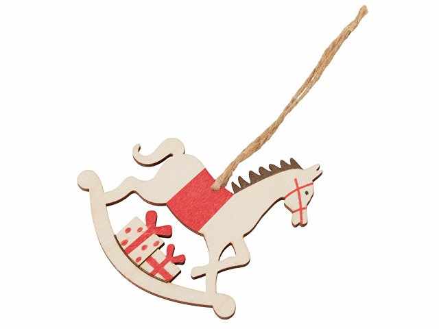 Деревянная подвеска на елку «Poni» thumbnail