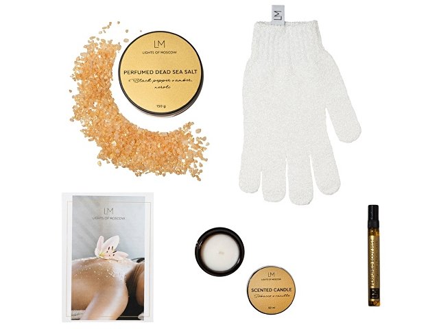 Парфюмированный спа-набор с лого Lights of Moscow