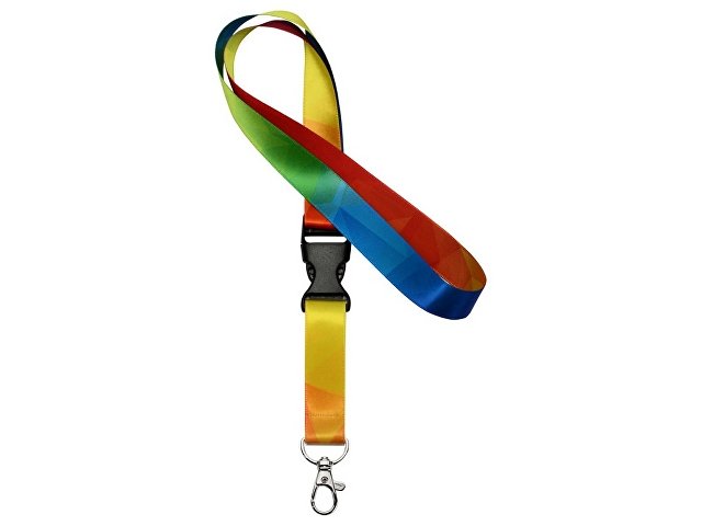 Ланъярд под сублимацию с карабином и межуровневым замком thumbnail