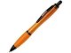 Nash шариковая ручка из переработанного пластика с черной отделкой (черные чернила) - Оранжевый