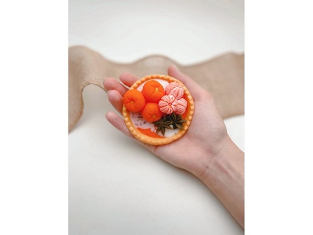 Мыло ручной работы «Тарталетка с мандаринами»