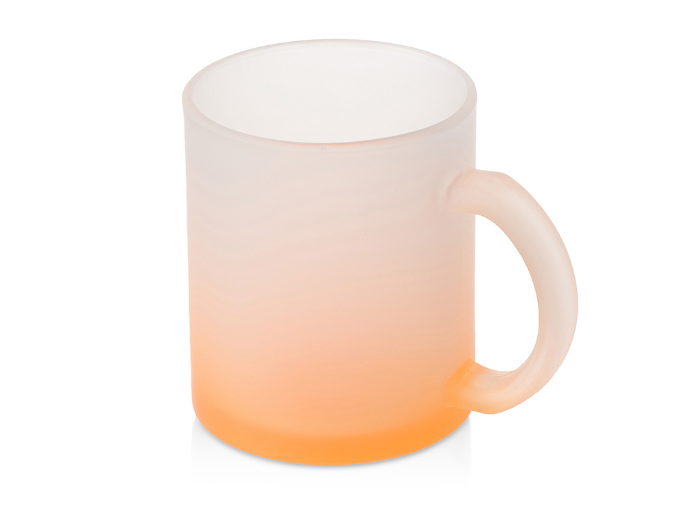 Стеклянная матовая кружка с градиентом для сублимации «Омбре»
