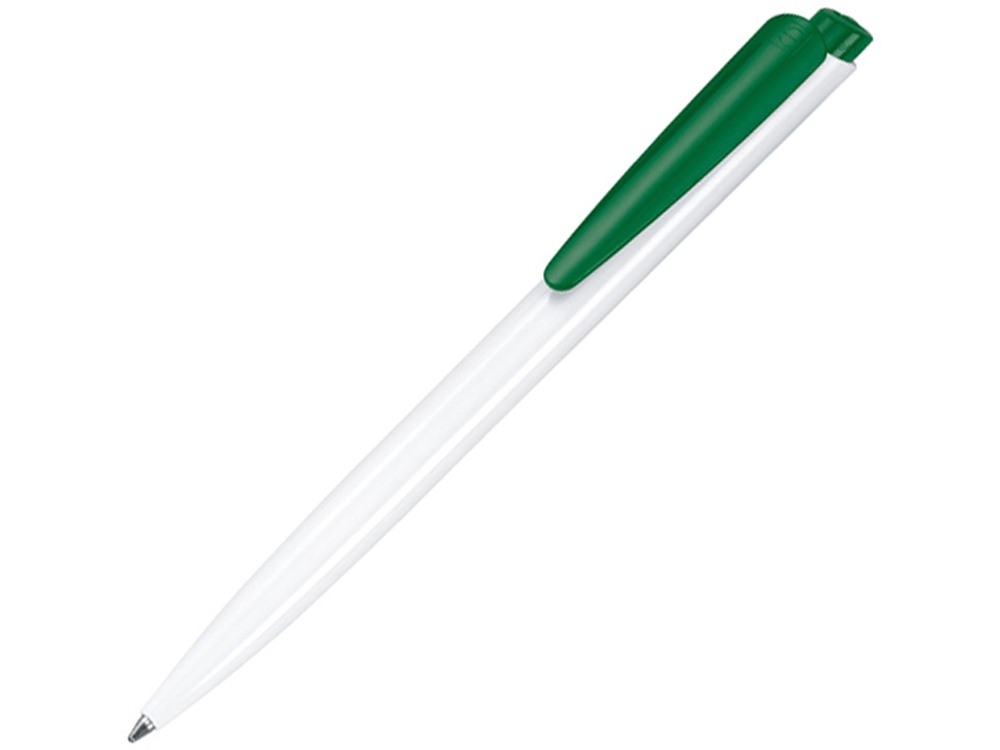 Ручка шариковая Senator Dart Basic Polished, белый/зеленый
