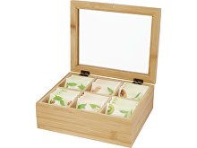 Бамбуковая коробка для чая «Ocre» (арт. 11320806)