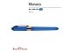 Ручка пластиковая шариковая «Monaco», 0,5мм, синие чернила, ярко-синий