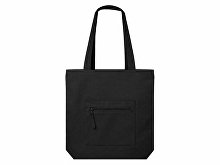 Сумка на молнии Zipper Neo из хлопка 280 г c карманом на молнии спереди