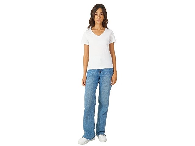 Футболка «Heavy Super Club» женская с V-образным вырезом thumbnail