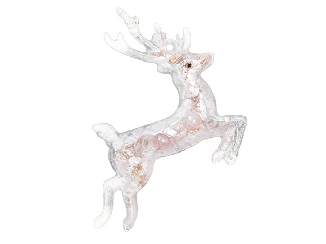 Набор елочных игрушек: Снегирь, Олень, Ель thumbnail