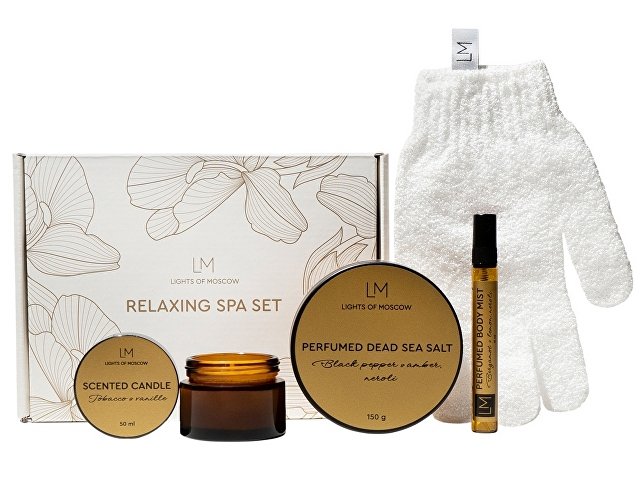 Парфюмированный спа-набор с лого Lights of Moscow thumbnail