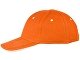 Бейсболка "New Castle" 6-ти панельная, оранжевый/белый