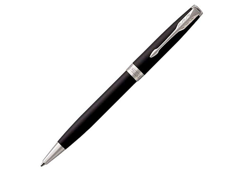 Шариковая ручка Parker (Паркер) Sonnet Core Matte Black Lacquer CT, черный/серебристый