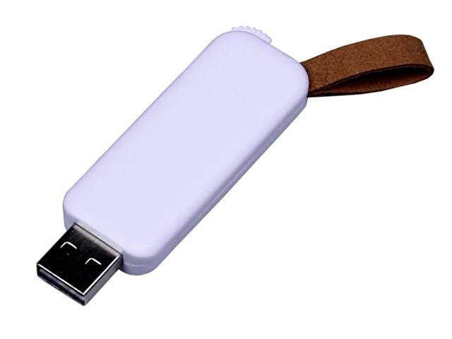 USB 3.0- флешка промо на 32 Гб прямоугольной формы, выдвижной механизм thumbnail