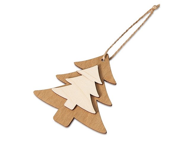 Деревянная подвеска на елку «Firtree» thumbnail