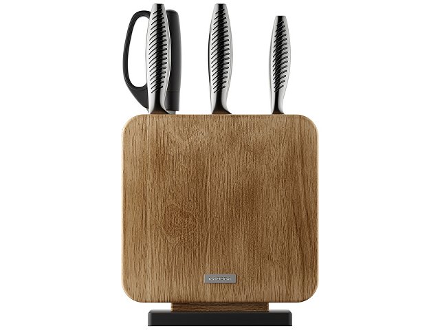 Набор из 5 кухонных ножей, ножниц и блока для ножей «VERA» thumbnail