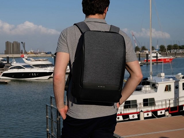 Водостойкий антикражный рюкзак FlexPackPro для ноутбука 15.6" thumbnail