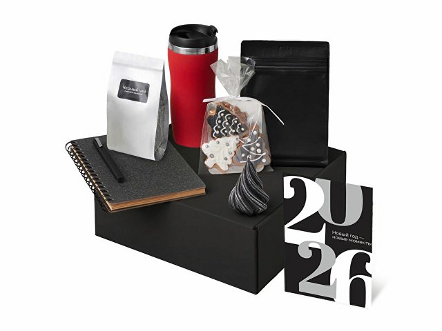 Подарочный набор «Re:Charge» с термокружкой, кофе и блокнотом thumbnail