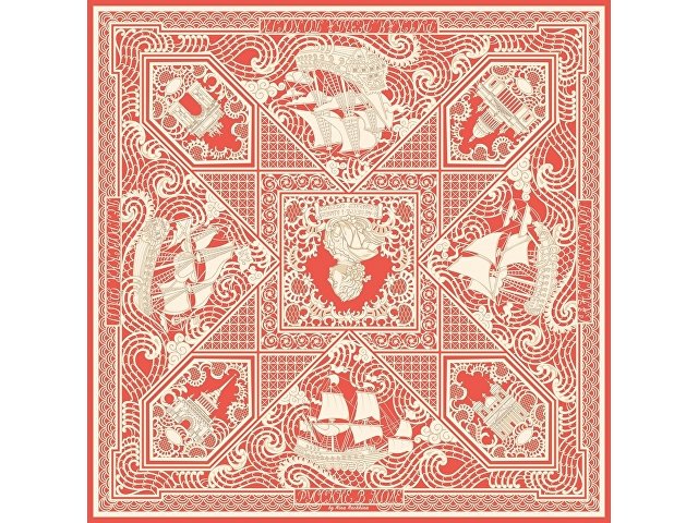 Платок «Русская резьба по кости»