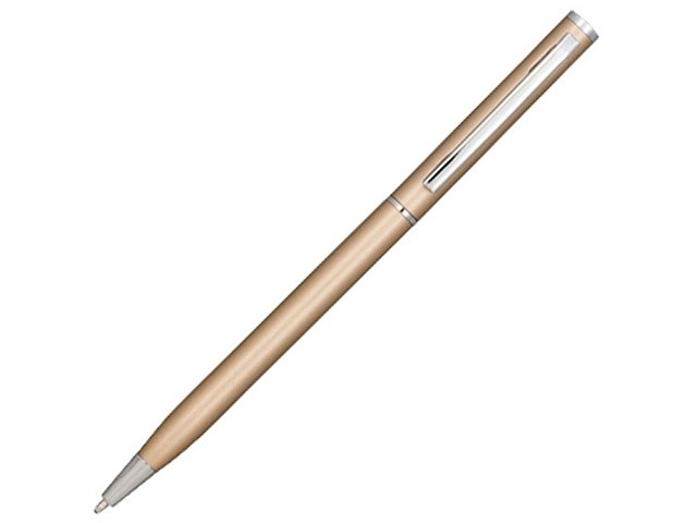 Ручка металлическая шариковая «Slim», кремовый