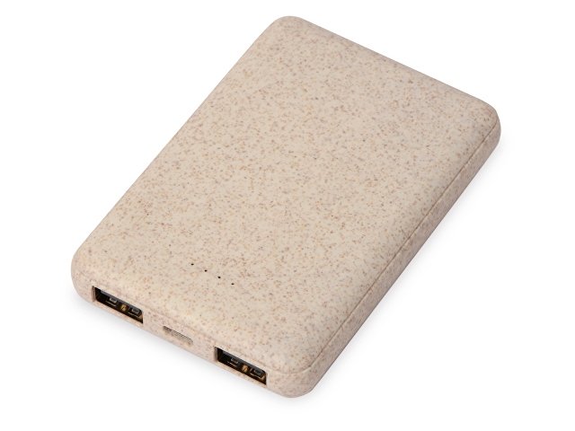 Внешний аккумулятор «Wheatty» из пшеничной соломы, 5000 mAh thumbnail