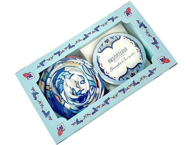 Набор: платок «Арабески» и свеча «Загадка Востока» thumbnail